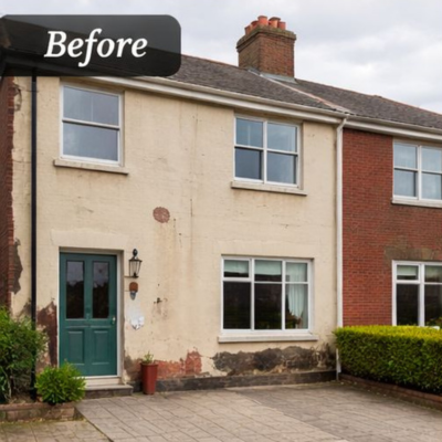 House exterior before painting – Dublin