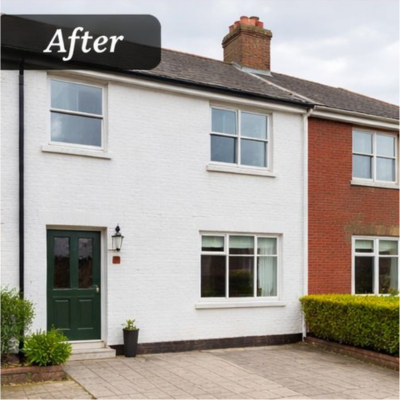 House exterior after professional painting – Dublin